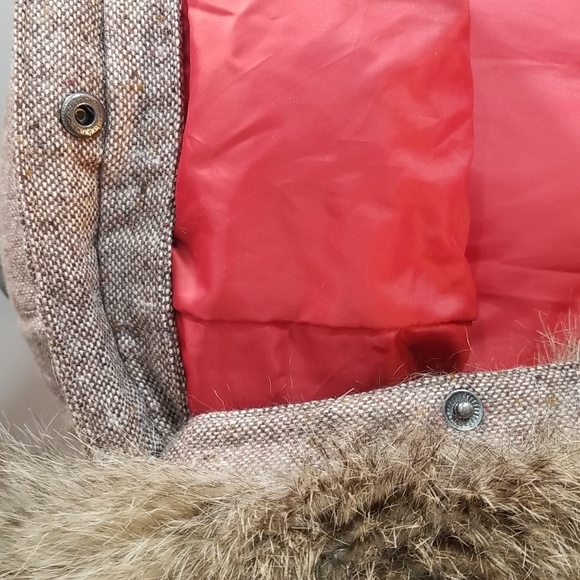 Eddie Bauer Yukon 550 premium goose down vest.  Medium.  Lined wool blend tweed - Picture 14 of 17